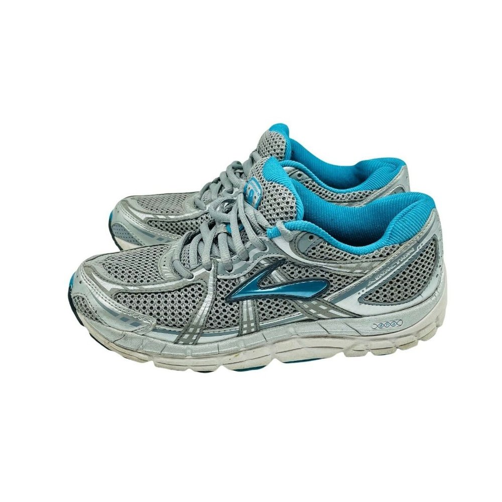 Brooks Running Shoes MoGo Blue 7.5 Women Athletic Sports Gym Run Footwear - Picture 3 of 7